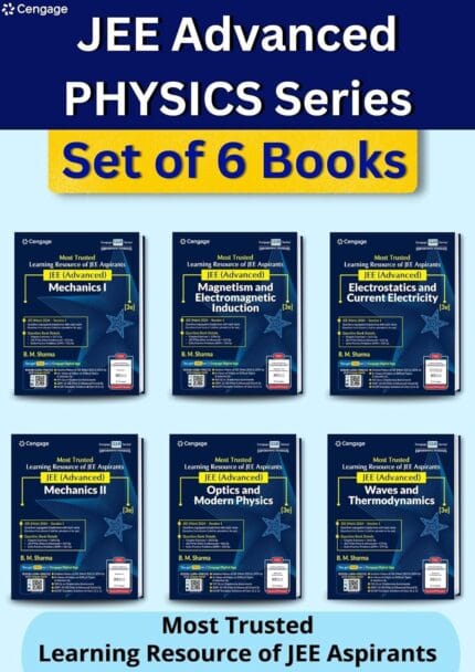 Physics Combo for JEE Advanced: Mechanics I + II + Magnetism & Electromagnetic Induction + Electrostatics & Current Electricity + Optics & Modern Physics + Waves & Thermodynamics Set of 6 Books 2024